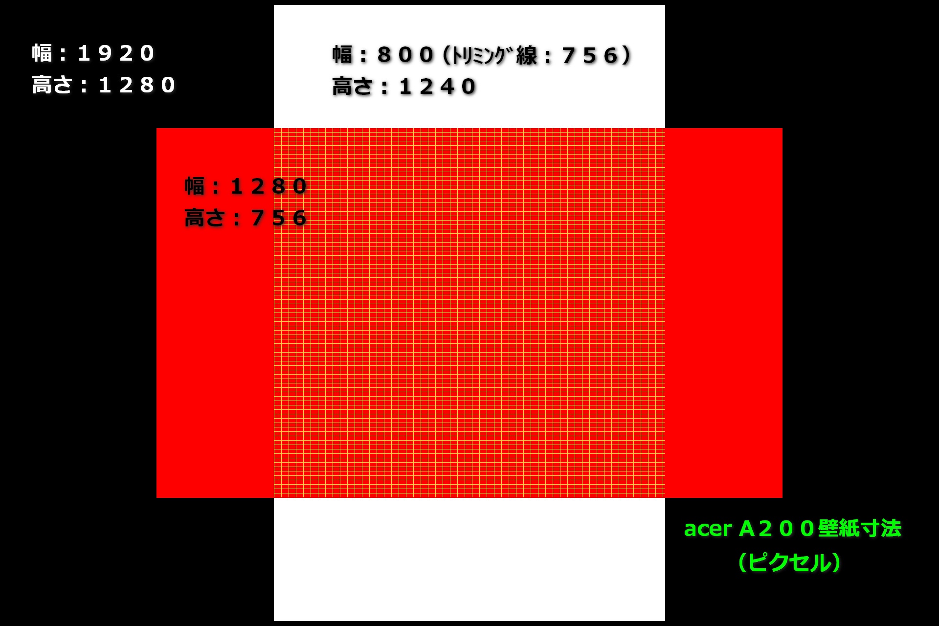 Acer 00 タブレット のぴったりサイズ壁紙を作る 初期home画面 Android Ver4 0用 忘れられた記憶